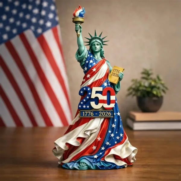 š„Limited-time promotionš„Handmade USA 250th Anniversary Statue of Liberty Figurine