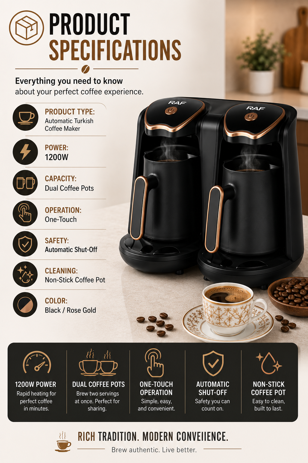 High-pressure extraction and concentration coffee machine