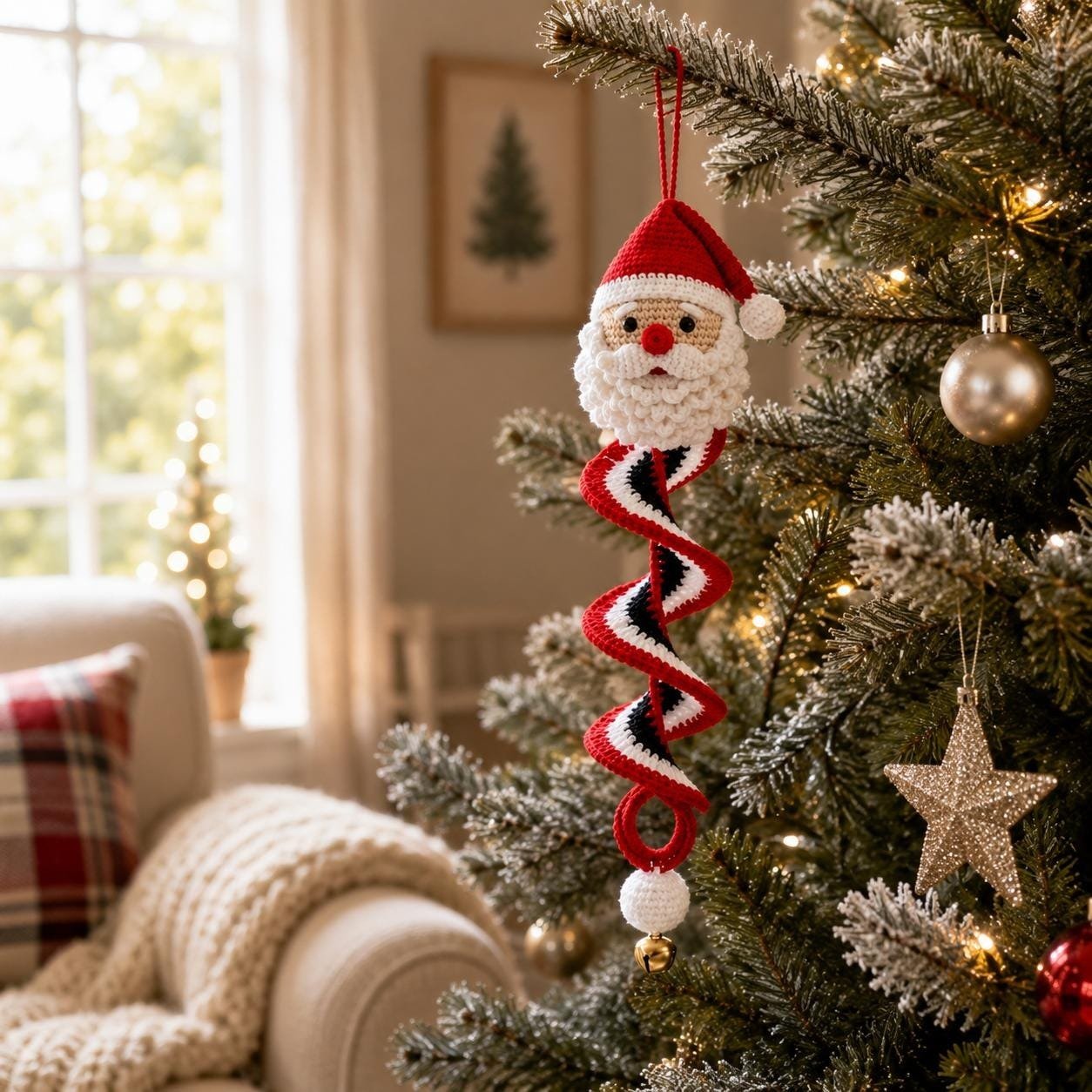 🔥HOT SALE 49% OFF - 🎅🌲Crochet Snowman Spiral Oranment DIY Kit