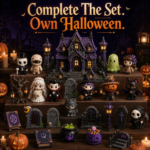 🔥 Build Your Own Spooky Haunted House 👻 DIY Halloween Decor Kit for Endless Halloween Fun