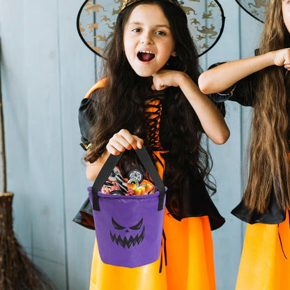 👻 Glow-in-the-Dark Halloween Candy Basket – LED Trick-or-Treat Bag