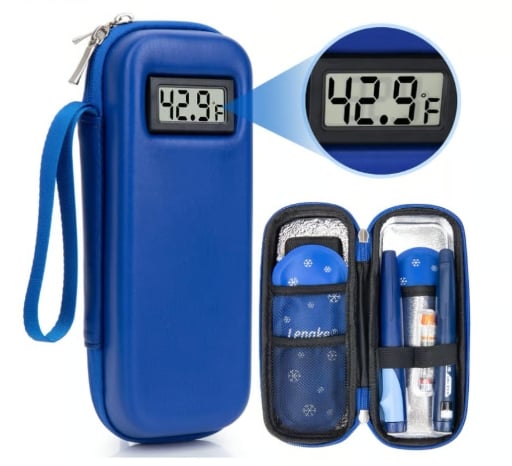 🔥 HOT SALE 49% OFF 🔥Insulin Cooler Travel Case with Temperature Display