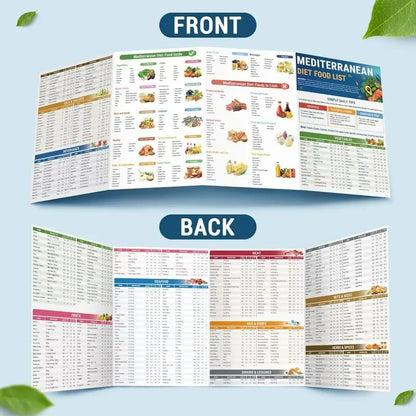 🥗Feel More Confident About Everyday Meals - 6-Piece Mediterranean Meal Planning Set With A 28-Day Guide And 80 Recipes🍋