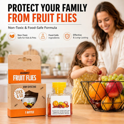 🔥Ultra-Strong Fruit Fly Trap - User Friendly (Up to 3 Weeks per Bottle)
