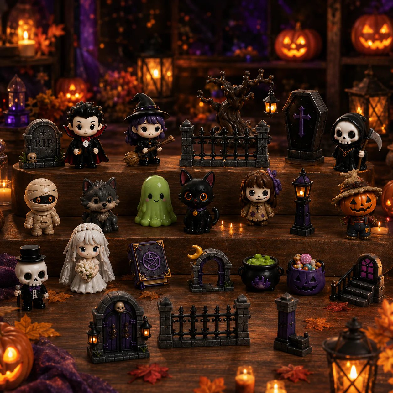 🔥 Build Your Own Spooky Haunted House 👻 DIY Halloween Decor Kit for Endless Halloween Fun