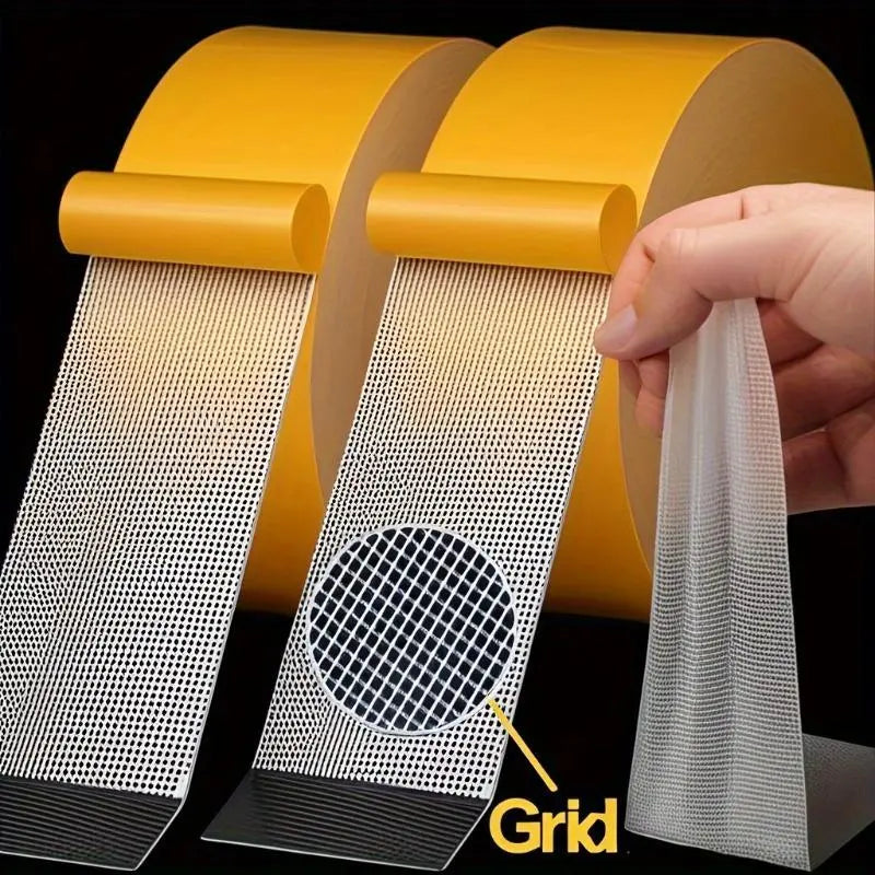 Heavy Duty Double Sided, Strong Adhesive PET Tape, Removable No Residue