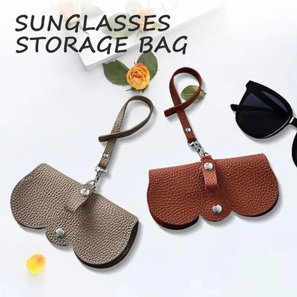 😎🕶️ Protect Your Eyewear in Style – Premium Leather Glasses Case ✨👝