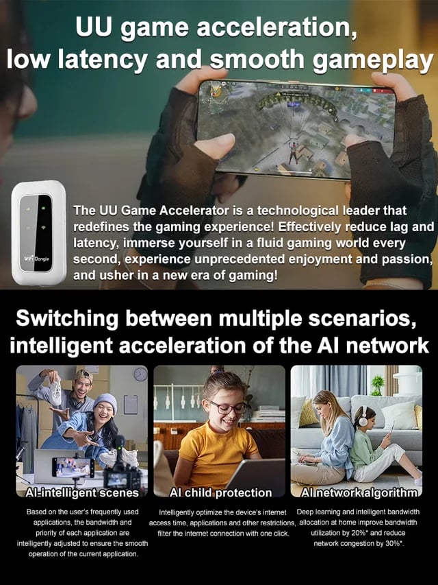 ??This Week's Special Price $37.99-- [Power on and use] All-network portable wifi