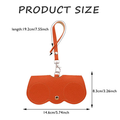😎🕶️ Protect Your Eyewear in Style – Premium Leather Glasses Case ✨👝