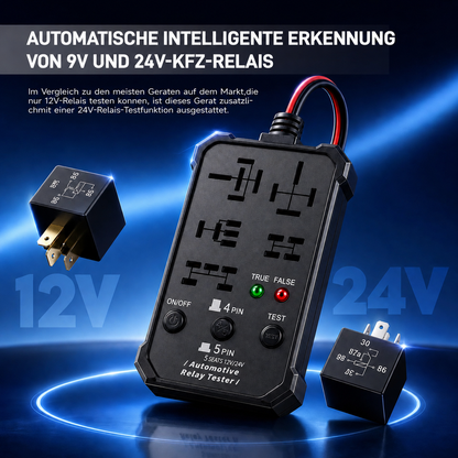 12V/24V Automotive Relay Tester – Fast Diagnostic Tool for 4 & 5 Pin Car Relays
