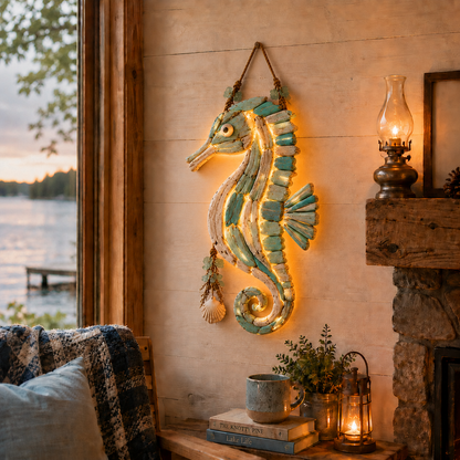 🌊Lighted Coastal Fish Wall Decor