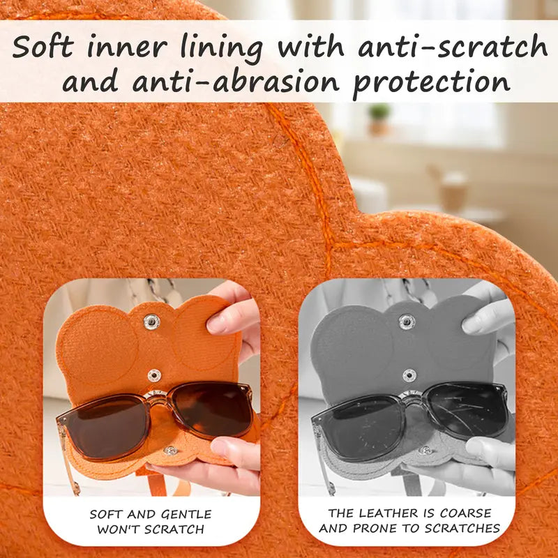 😎🕶️ Protect Your Eyewear in Style – Premium Leather Glasses Case ✨👝