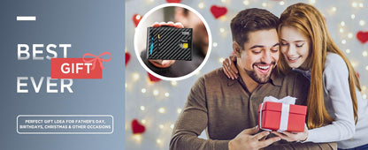🔥Minimalist Pop-Up Wallet for Men – RFID Blocking Aluminum Card Holder , ID Window & Leather Front Pocket