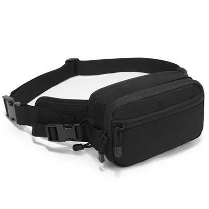 Multifunctional Concealed Carry Hip Bag with Rapid-Access Holster