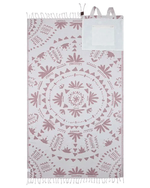 🏖️ 2-in-1 Sand-Free Towel Backpack | 100% Organic Cotton