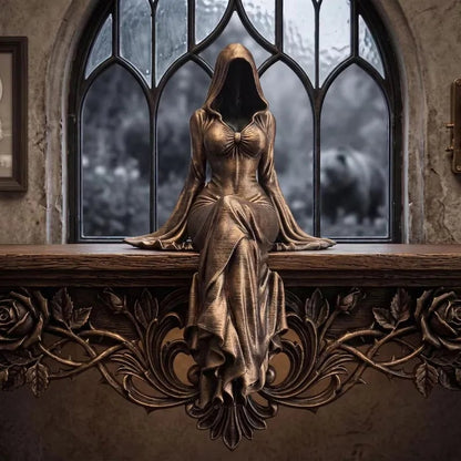 💃🖤Lady Reaper - Ethereal Hooded Figure Sculpture