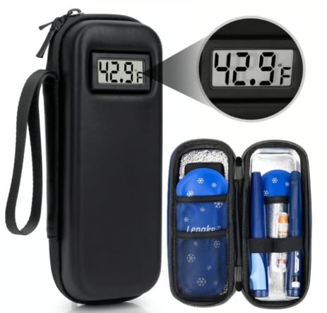 🔥 HOT SALE 49% OFF 🔥Insulin Cooler Travel Case with Temperature Display