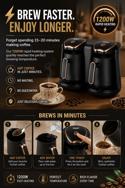 High-pressure extraction and concentration coffee machine