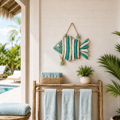 🌊Lighted Coastal Fish Wall Decor