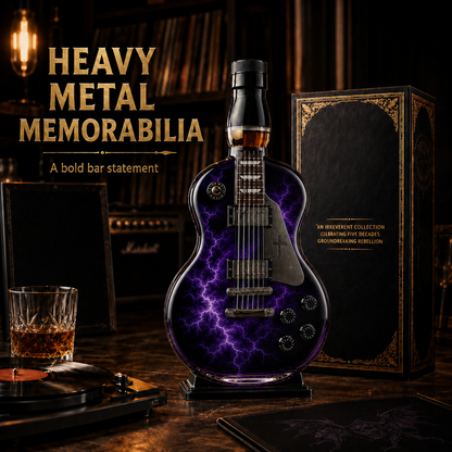 Guitar Collectible Glass Decanter 🎸