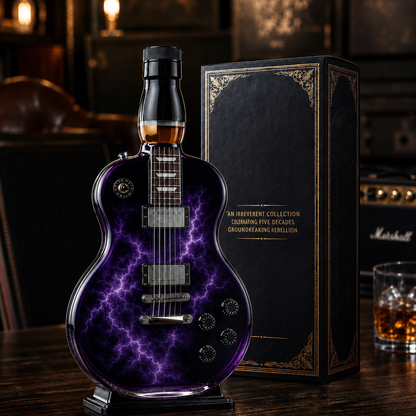 Guitar Collectible Glass Decanter 🎸