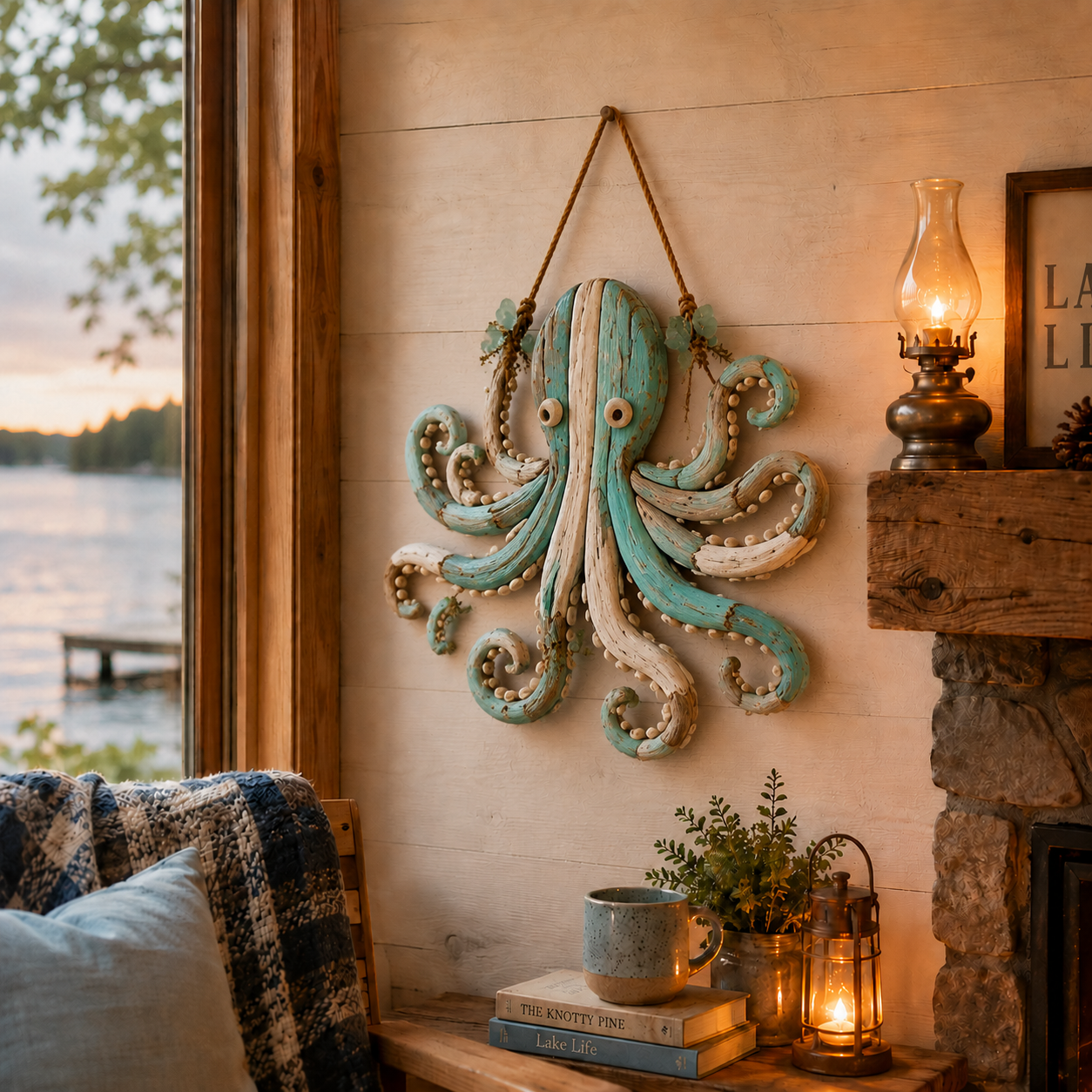 🌊Lighted Coastal Fish Wall Decor