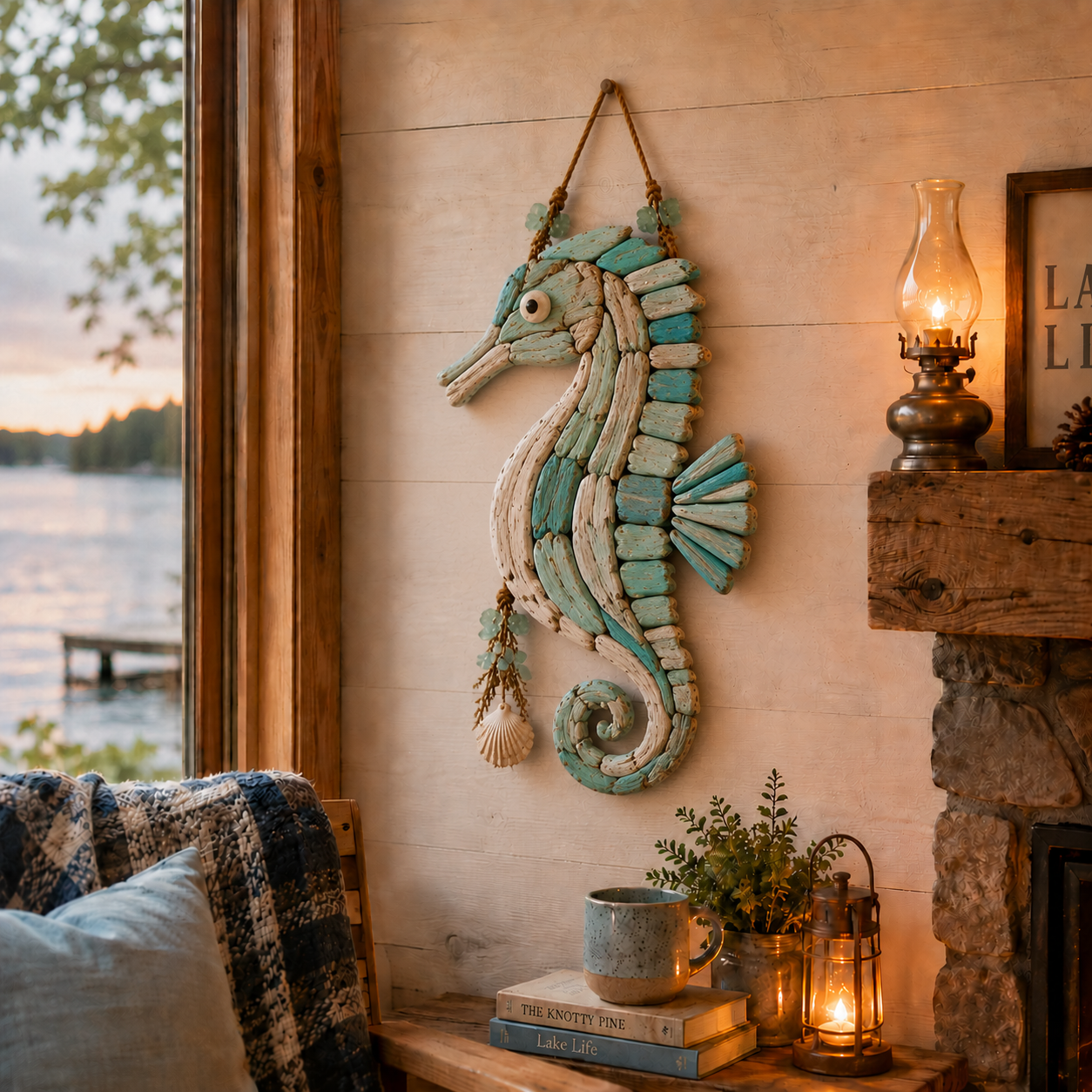 🌊Lighted Coastal Fish Wall Decor