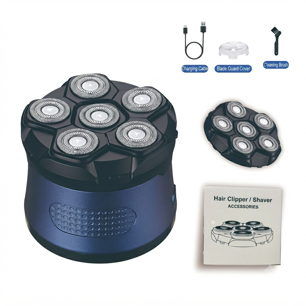 🔥🛠️Head Shavers for Bald Men, IPX7 Waterproof Wet/Dry Head Shavers for Men
