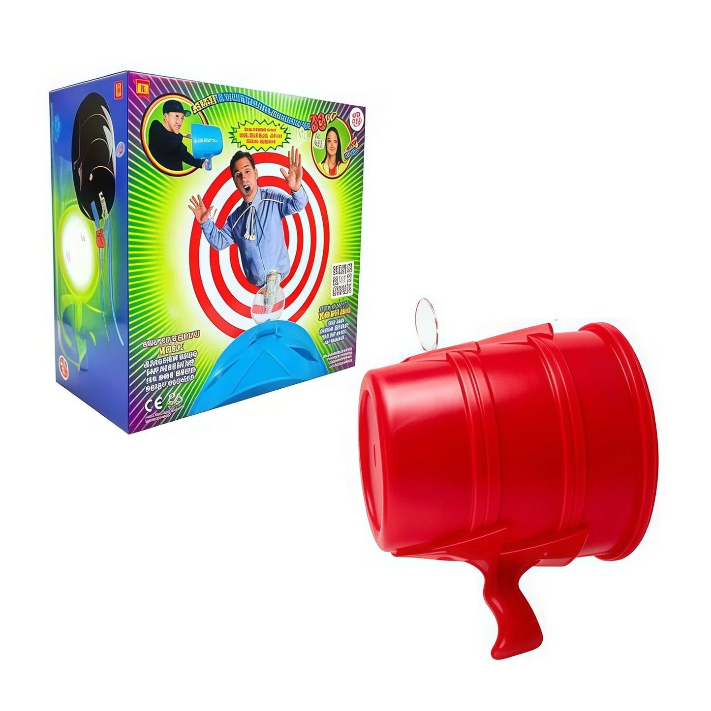 Viral Air Prank Cannon – Harmless Air Blast Toy for Kids & Adults, Interactive Target Practice Game, Perfect for Parties, Family Fun & Funny Gifts