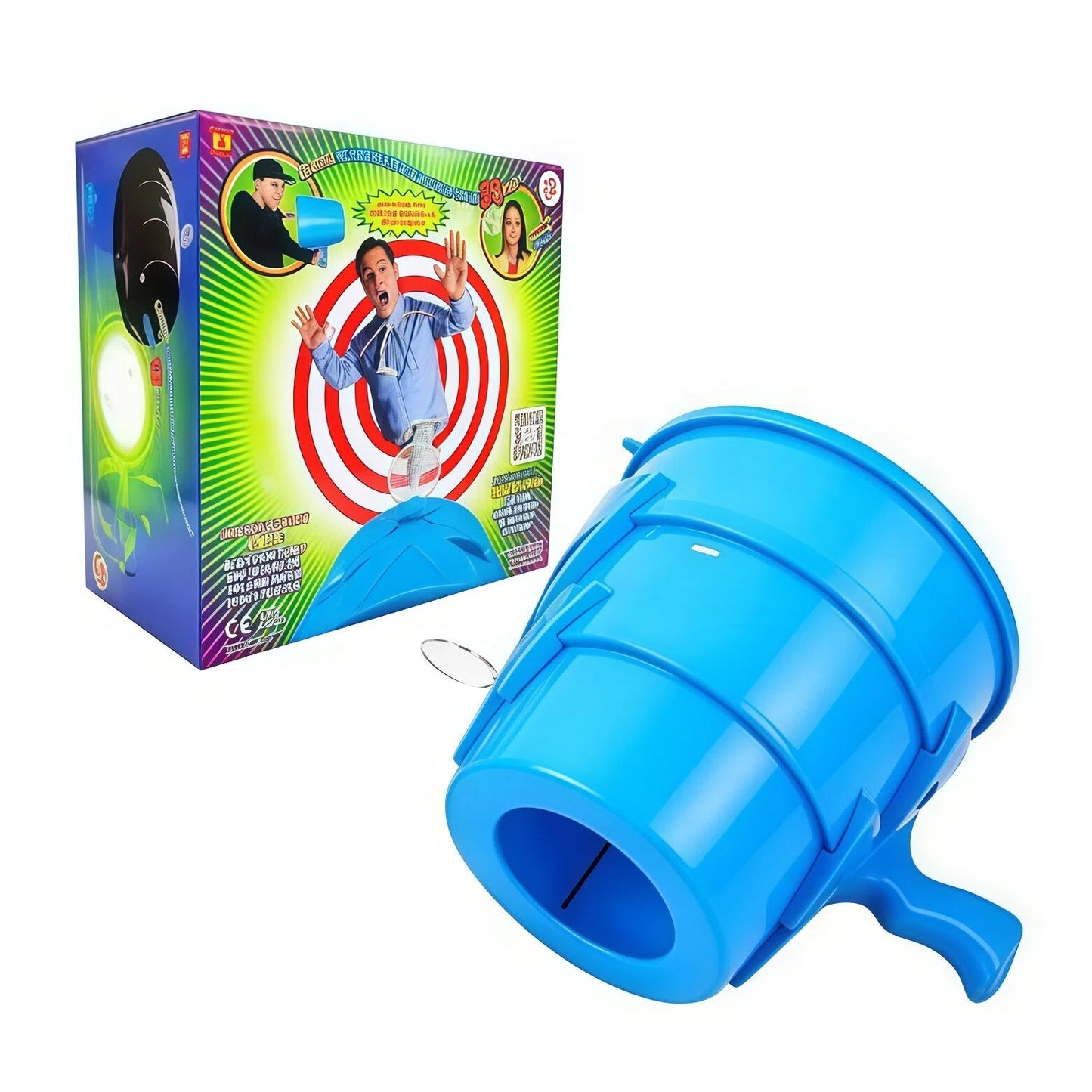Viral Air Prank Cannon – Harmless Air Blast Toy for Kids & Adults, Interactive Target Practice Game, Perfect for Parties, Family Fun & Funny Gifts