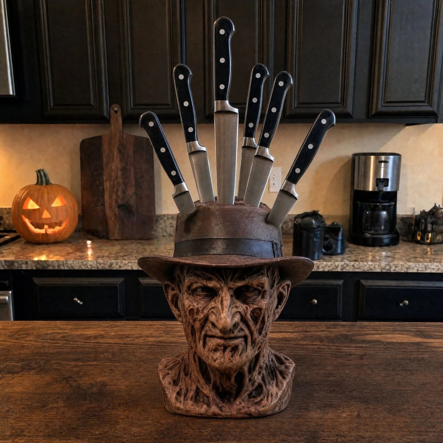 Horror Knife Block