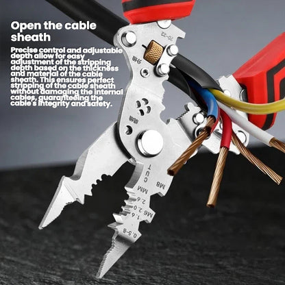Multifunctional special electrician wire stripper pliers