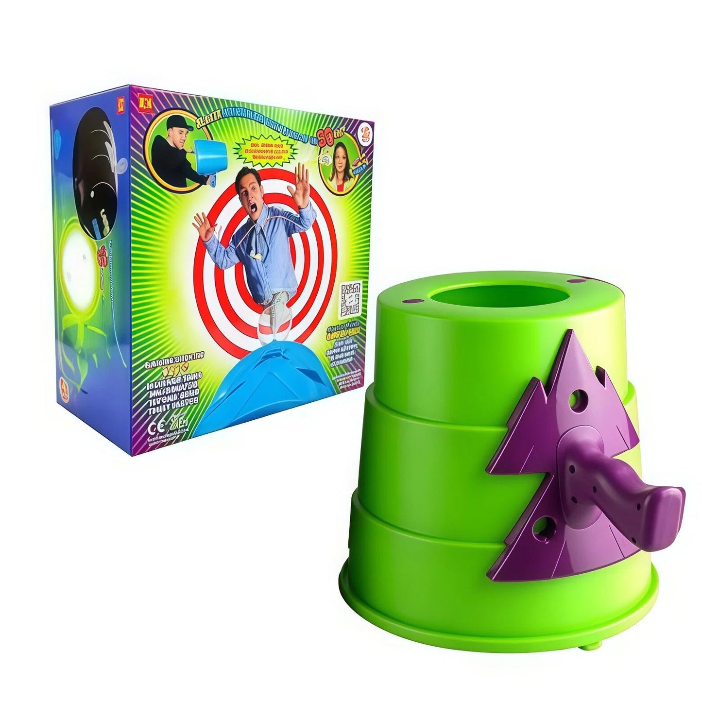 Viral Air Prank Cannon – Harmless Air Blast Toy for Kids & Adults, Interactive Target Practice Game, Perfect for Parties, Family Fun & Funny Gifts
