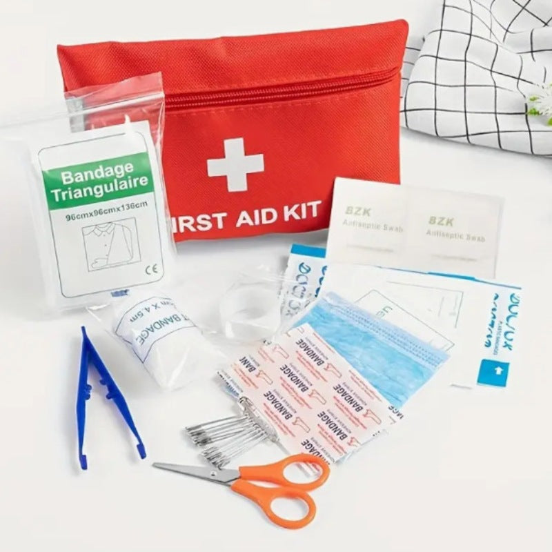 First Aid Kit – High-quality, waterproof, and portable trauma first aid kit, suitable for various emergency situations.