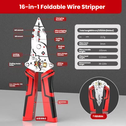 Multifunctional special electrician wire stripper pliers