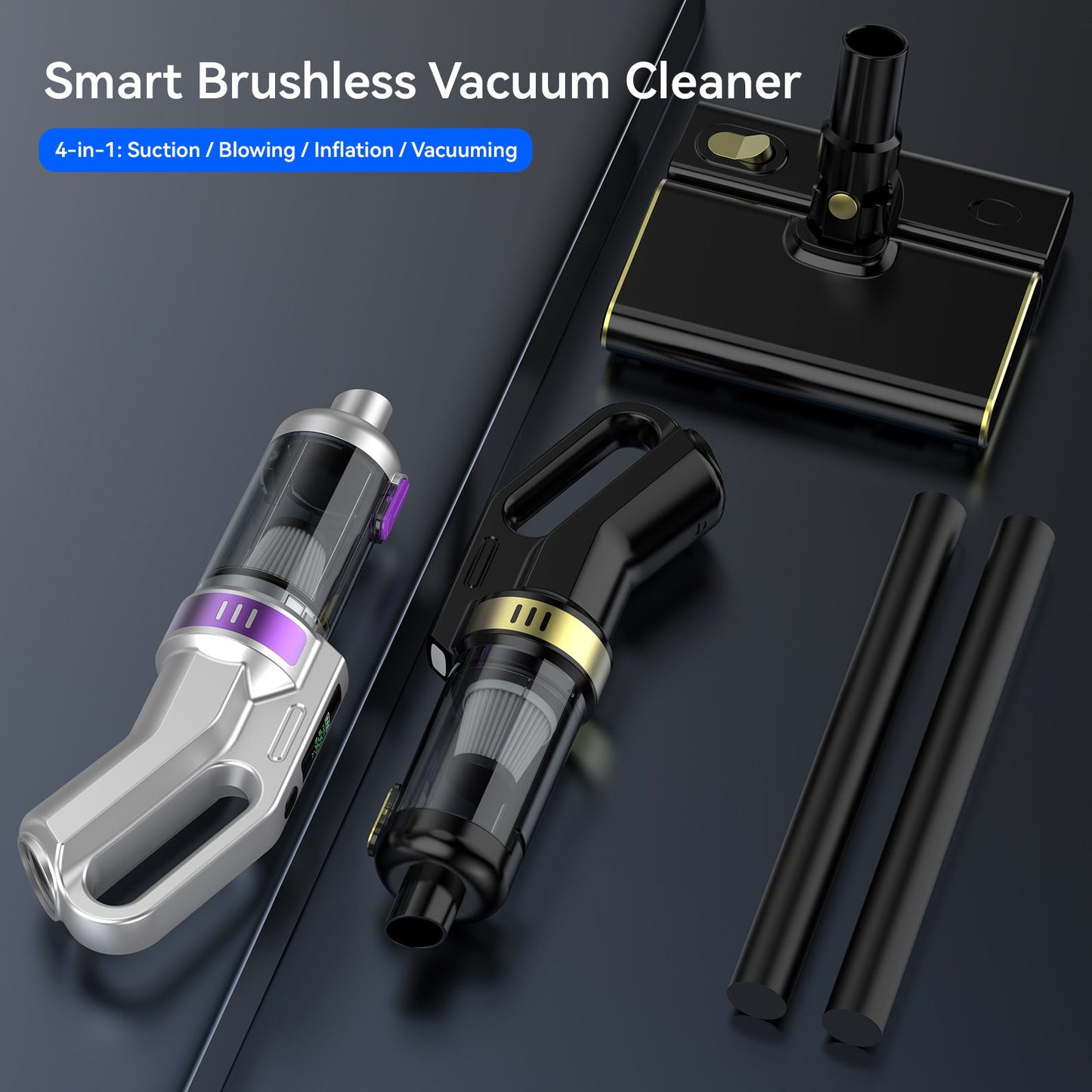 4-in-1 Cordless Smart Brushless Vacuum Cleaner