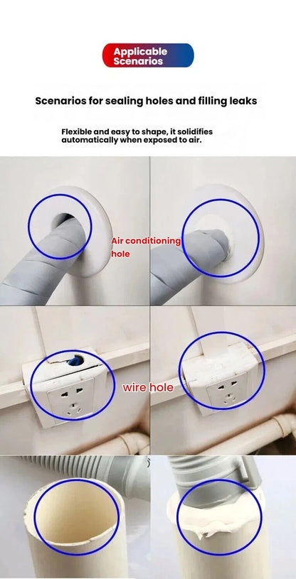Air Conditioner Hole Sealing Mud for Plugging and Patching Wall Holes