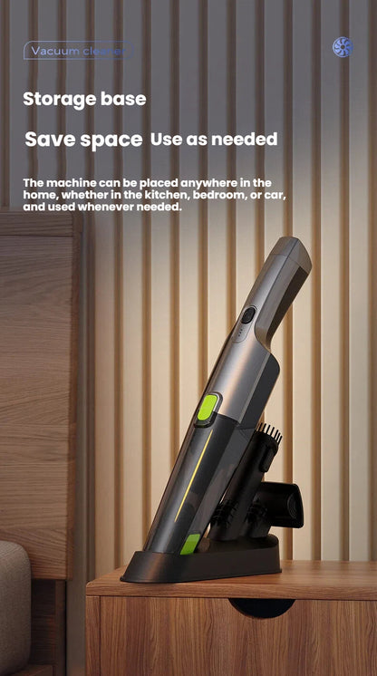 Portable vacuum cleaner for household and car use