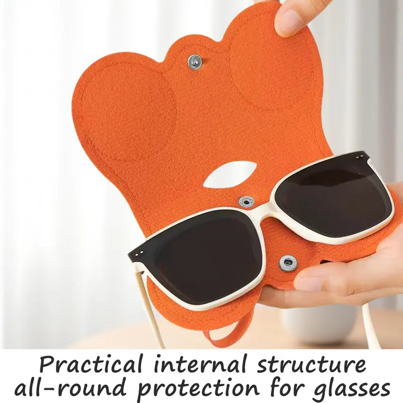 😎🕶️ Protect Your Eyewear in Style – Premium Leather Glasses Case ✨👝