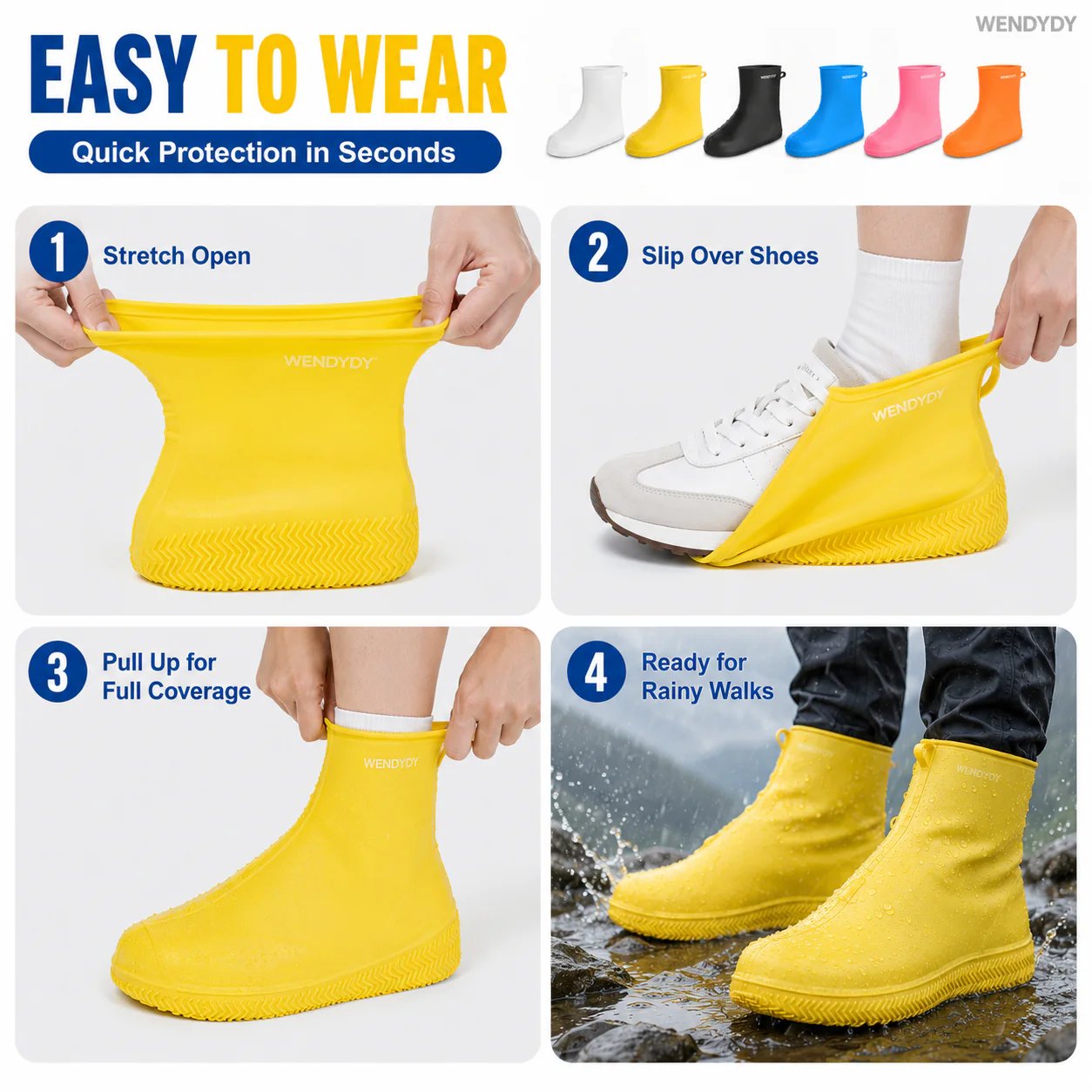 🏆 Last Day 50% OFF !! 🔥 Buy more save more 🎁 Thick Wear-Resistant Waterproof Shoe Cover