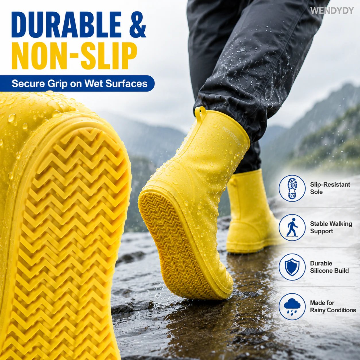 🏆 Last Day 50% OFF !! 🔥 Buy more save more 🎁 Thick Wear-Resistant Waterproof Shoe Cover