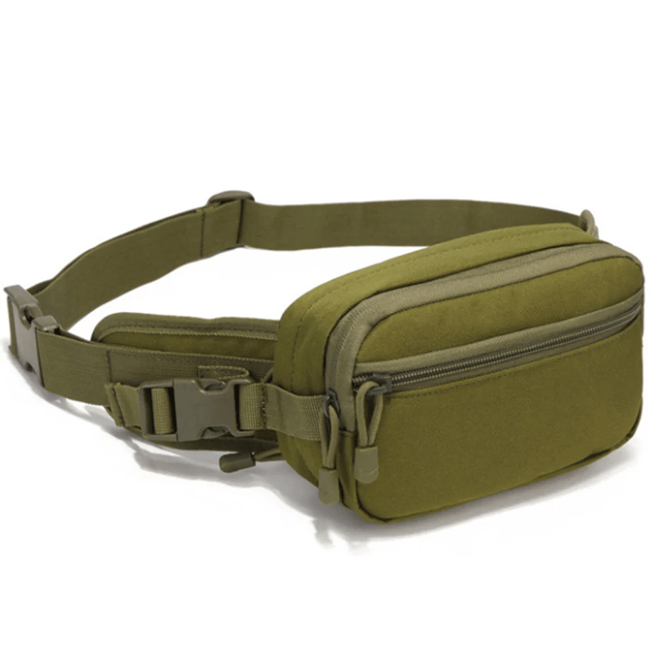 Multifunctional Concealed Carry Hip Bag with Rapid-Access Holster