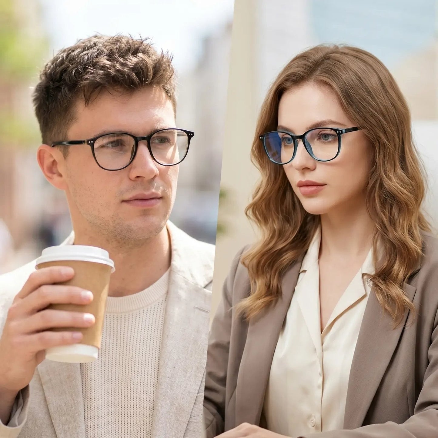 👓4 Pack Progressive Multifocal Reading Glasses for Women Style