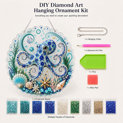 🔥 Last Day 49% OFF - 🌊✨Ocean Pearl Art DIY Hanging Ornament Kit