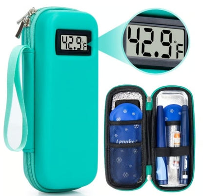 🔥 HOT SALE 49% OFF 🔥Insulin Cooler Travel Case with Temperature Display