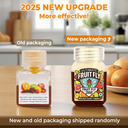 🔥Ultra-Strong Fruit Fly Trap - User Friendly (Up to 3 Weeks per Bottle)