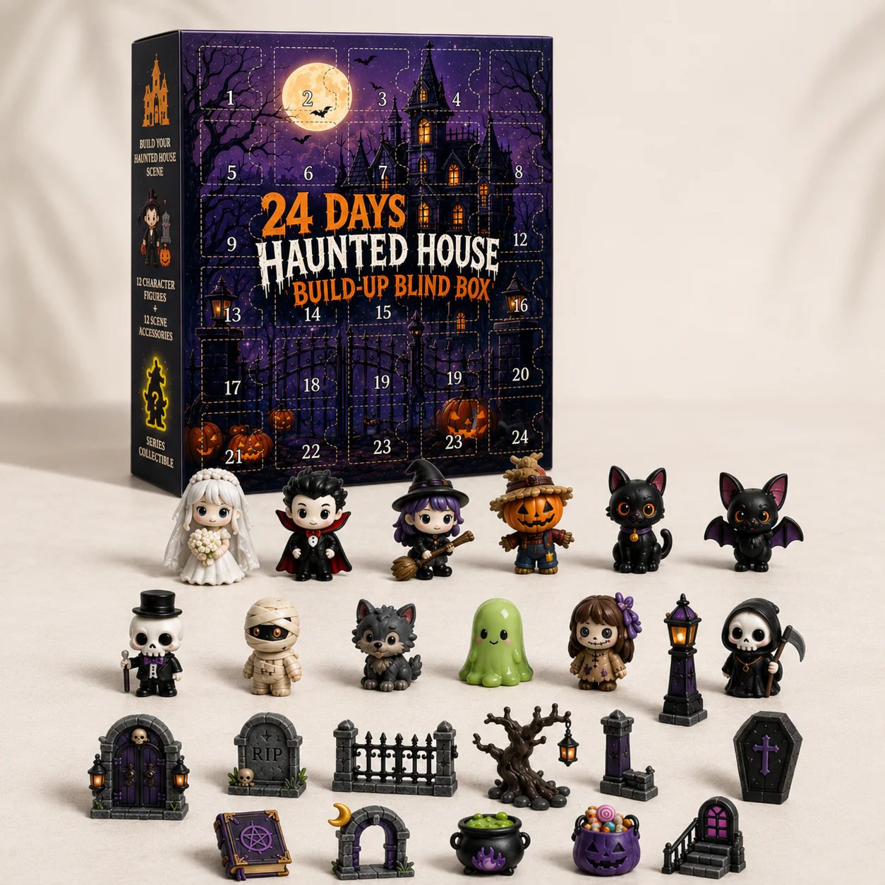 🔥 Build Your Own Spooky Haunted House 👻 DIY Halloween Decor Kit for Endless Halloween Fun