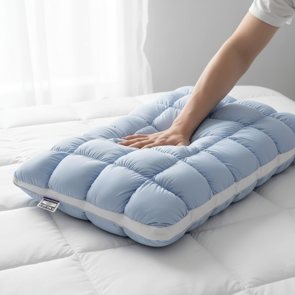 High-resilience fluffy French bread pillow