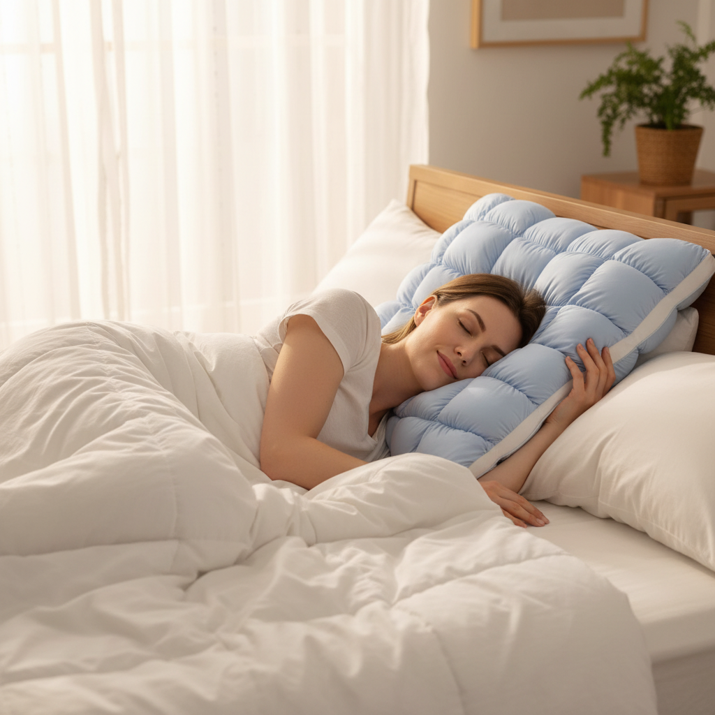High-resilience fluffy French bread pillow