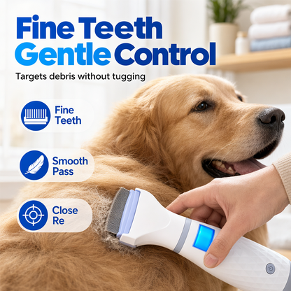 ❤️Yourivo Dedicated to pet health❤️ Electric Flea Comb for Pets